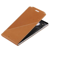 Vertical Flip Genuine Leather Case + QI Wireless Standard Charging Back Cover For Microsoft Lumia 950 XL, For Lumia 950 XL Leather Case