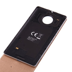 Vertical Flip Genuine Leather Case + QI Wireless Standard Charging Back Cover For Microsoft Lumia 950 XL, For Lumia 950 XL Leather Case