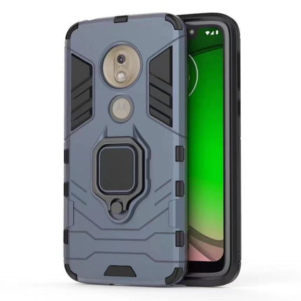 PC + TPU Shockproof Protective Case for Motorola Moto G7 Play, with Magnetic Ring Holder