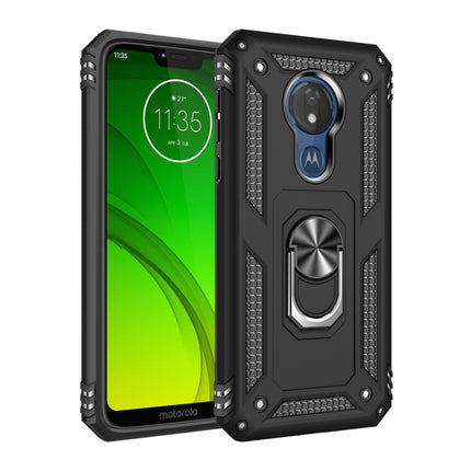 Armor Shockproof TPU + PC Protective Case for Motorola Moto G7 Power, with 360 Degree Rotation Holder