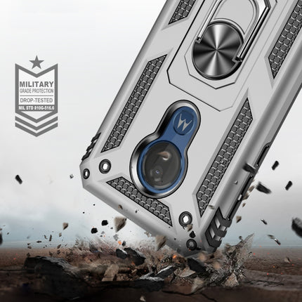 Armor Shockproof TPU + PC Protective Case for Motorola Moto G7 Power, with 360 Degree Rotation Holder