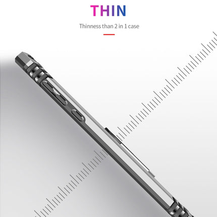 Armor Shockproof TPU + PC Protective Case for Motorola Moto G7 Power, with 360 Degree Rotation Holder