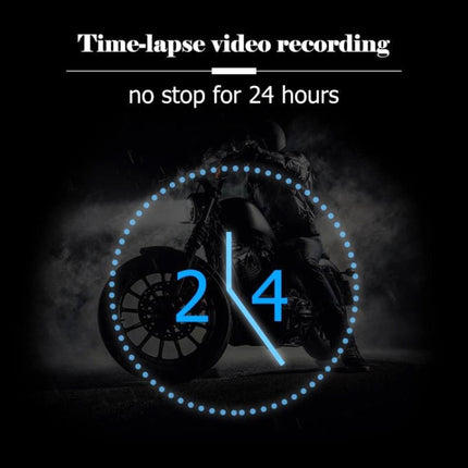 MT-80 3.0 inch 140 Degrees Wide Angle HD Video Motorcycle Dual  Camera DVR, Support TF Card (32GB Max), MT-80