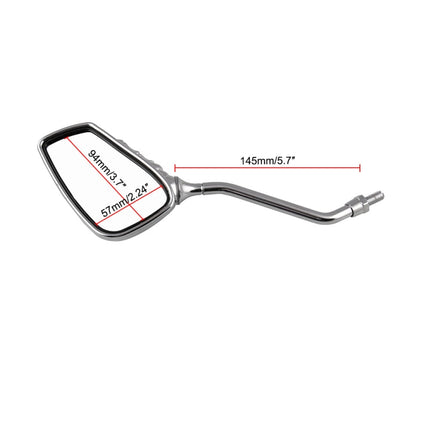 MB-MR011 Motorcycle Modified Universal ABS Skeleton Hand Rear View Mirror Set