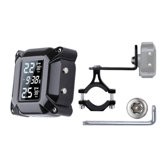 M6 Anti-vibration Motorcycles Tire Pressure Monitor with Anti-theft Screw Holder, M6 Anti-vibration