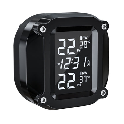 M6 Anti-vibration Motorcycles Tire Pressure Monitor with Anti-theft Screw Holder, M6 Anti-vibration