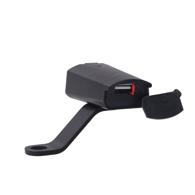 Motorcycle Waterproof DC 8-32V 5V / 1.2A Rearview Mirror USB Phone Charger Adapter, with Indicator Light