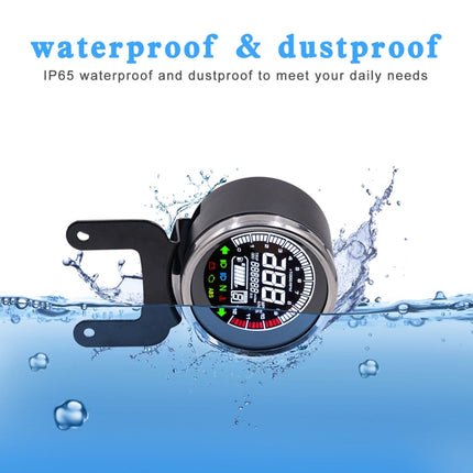 Universal Motorcycle Modified Multi-functional LED Digital Meter Indicator Light Tachometer Odometer Speedometer Oil Meter