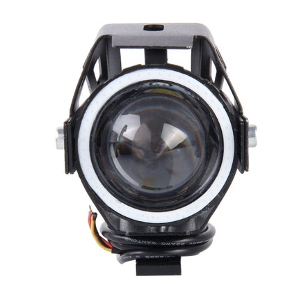 U7 10W 1000LM CREE LED Life Waterproof Headlamp Light with Angel Eyes Light for Motorcycle / SUV, DC 12V
