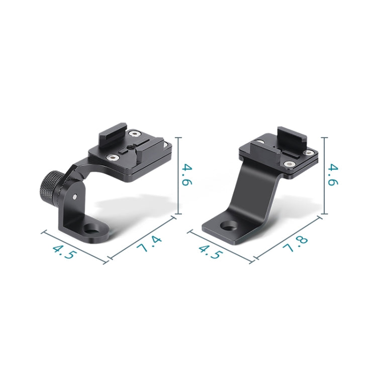 Soporte de teléfono de aleación para manillar de motocicleta RUIGPRO para cámara deportiva GoPro/ Insta360/DJI OSMO