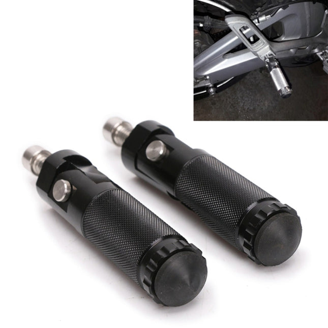 Speedpark 1 Pair Universal Folding Footrests Footpegs Foot Rests Pegs Rear Pedals Set 8mm Install Bolts