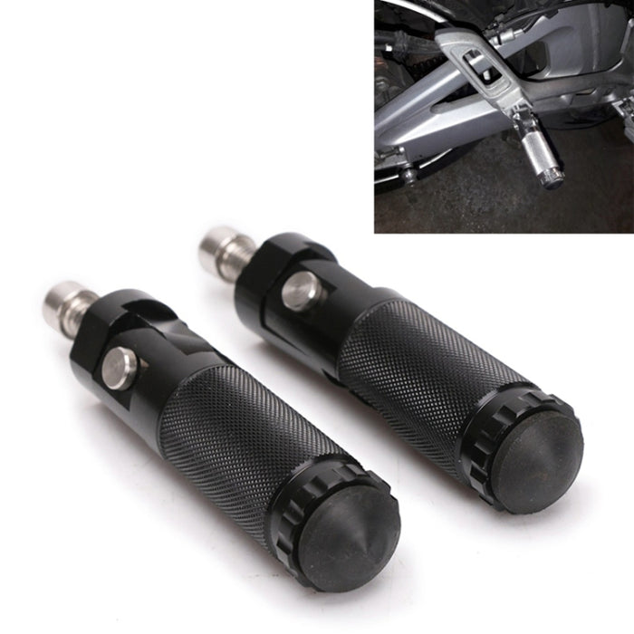 Speedpark 1 Pair Universal Folding Footrests Footpegs Foot Rests Pegs Rear Pedals Set 8mm Install Bolts