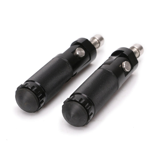 Speedpark 1 Pair Universal Folding Footrests Footpegs Foot Rests Pegs Rear Pedals Set 8mm Install Bolts