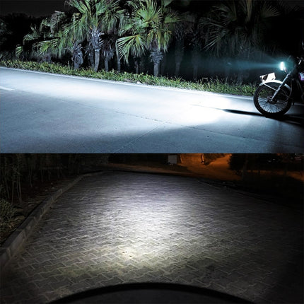 H4 DC12V / 7.4W Motorcycle LED Headlight with 24LEDs SMD-3030 Lamp Beads, H4 Style 2 (White Light), H4 Style 2 (Yellow + White)