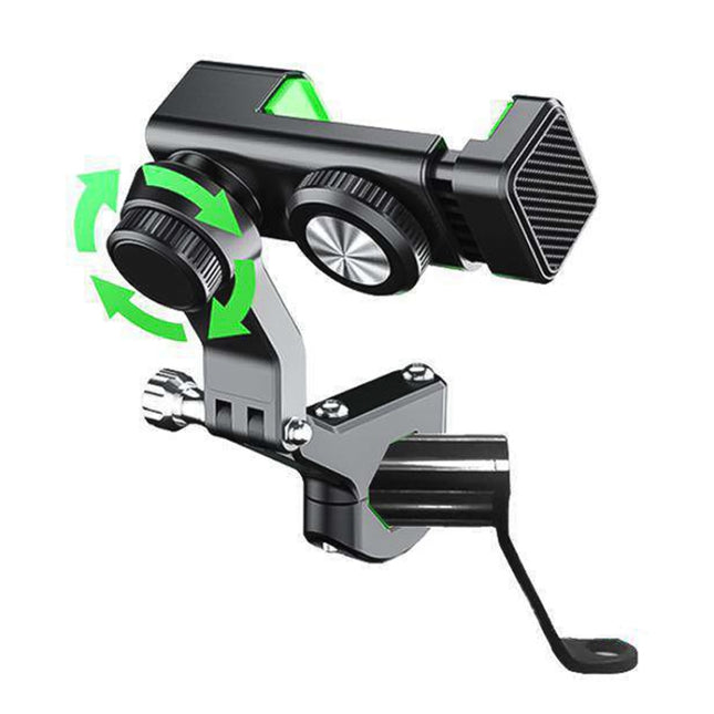 Motorcycle Spherical Compass Phone Holder, Rearview Mirror without Light