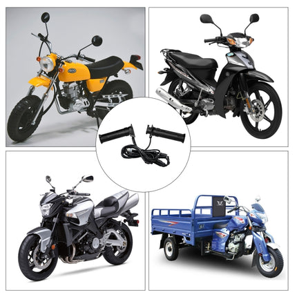 WUPP CS-990A1 Motorcycle Modified Intelligent Electric Heating Hand Cover Heated Grip Handlebar with Five Gear Temperature Control & Five Colors Indicator, CS-990A1