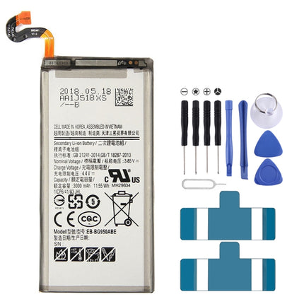 3000mAh Li-Polymer Battery EB-BG950ABE for Samsung Galaxy S8 / G950F / G950A / G950V / G950U / G950T, For Galaxy S8