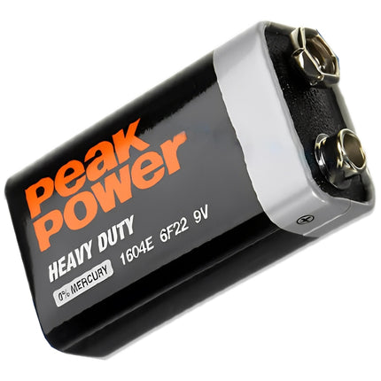 Original 9V Battery Peak Power 9 VOLTS Extra Heavy Duty Battery