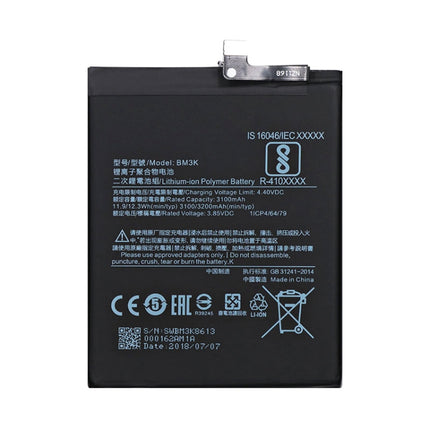 BM3K 3100mAh for Xiaomi Mi Mix 3 Li-Polymer Battery, For Xiaomi Mi Mix 3