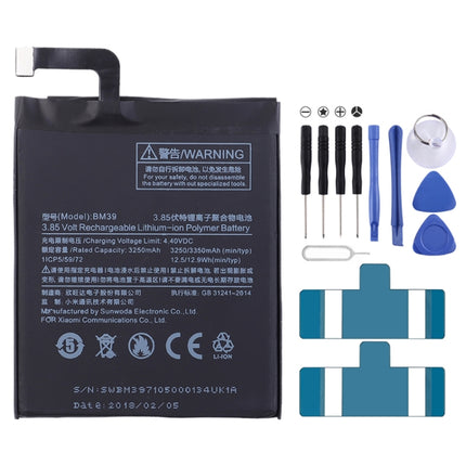 BM39 3250mAh for Xiaomi Mi 6 Li-Polymer Battery, For Xiaomi Mi 6