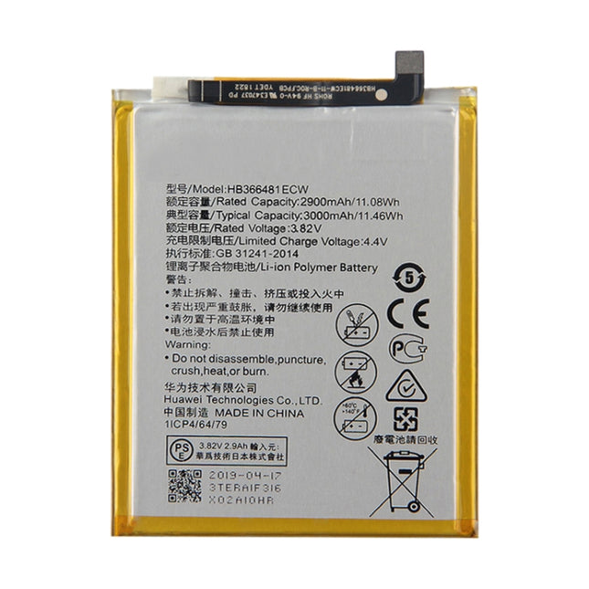 Li-ion Polymer Battery for Honor 5C / Honor 7C / Honor 7A / Honor 8 / Honor 8 Lite / P9 Lite / Enjoy 7S / Enjoy 8, For Honor 5C