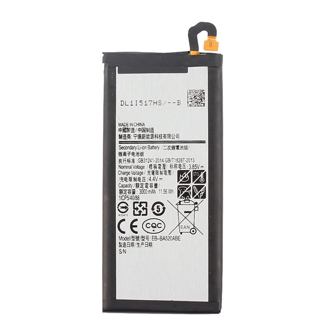 3000mAh Rechargeable Li-ion Battery EB-BA520ABE for Galaxy A5 (2017), A520F, A520F/DS, For A5 (2017)