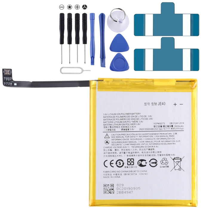 For Motorola Moto G7 Play / One (P30 Play) / Moto G7 XT1952 3000mAh Replacement Li-Ion Battery JE40, For Motorola Moto G7 Play