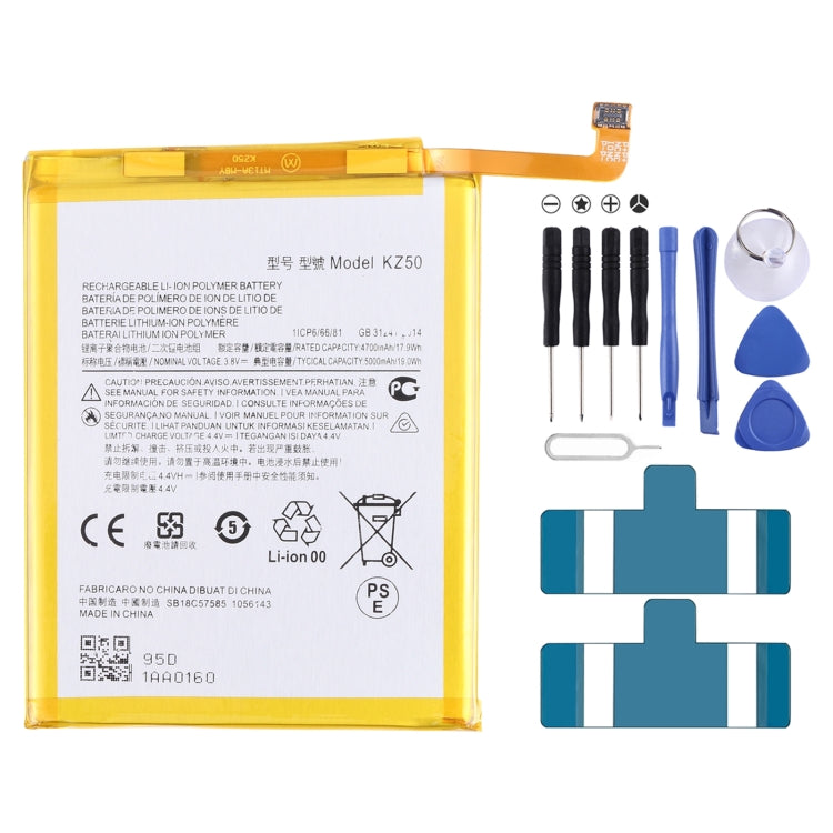 For Motorola Moto G8 Power XT2041-1/XT2041-3 5000mAh Replacement Li-Polymer Battery KZ50, For Motorola Moto G8 Power