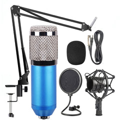 BM-800 Network K-Song Dedicated High-end Metal Shock Mount Microphone Set, BM800 Kit Blue, BM800 Kit White, BM800 Kit Black, BM800 Kit Pink