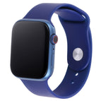 For Apple Watch Series 7 45mm Black Screen / Blue