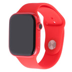 For Apple Watch Series 7 45mm Black Screen / Red