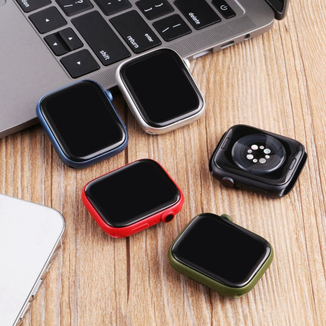 For Apple Watch Series 7 41mm Black Screen Non-Working Fake Dummy Display Model, For Photographing Watch-strap, No Watchband