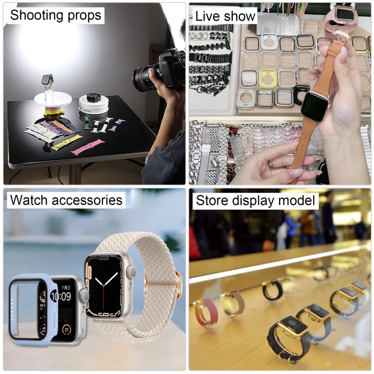 For Apple Watch Series 6 40mm Black Screen Non-Working Fake Dummy Display Model, For Photographing Watch-strap, No Watchband