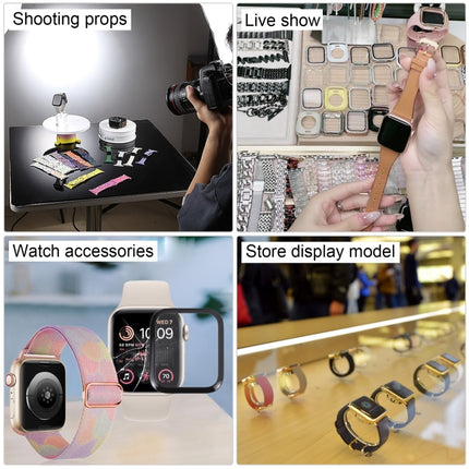 For Apple Watch SE 2022 44mm Black Screen Non-Working Fake Dummy Display Model, For Photographing Watch-strap, No Watchband