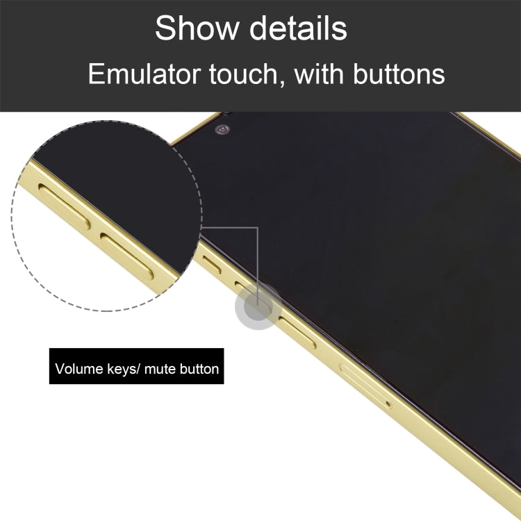 For iPhone 14 Black Screen Non-Working Fake Dummy Display Model