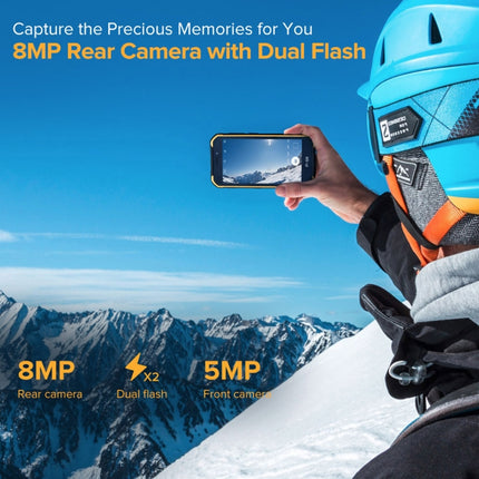 IP68/IP69K Waterproof Dustproof Shockproof, Face Identification, 4000mAh Battery, 5.0 inch Android 9.0 MTK6580A/W Quad Core up to 1.3GHz, Network: 3G, Armor X6 2GB+16GB