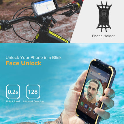 IP68/IP69K Waterproof Dustproof Shockproof, Face Identification, 4000mAh Battery, 5.0 inch Android 9.0 MTK6580A/W Quad Core up to 1.3GHz, Network: 3G, Armor X6 2GB+16GB