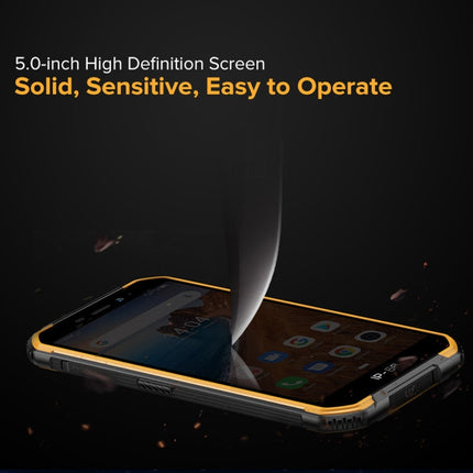 IP68/IP69K Waterproof Dustproof Shockproof, Face Identification, 4000mAh Battery, 5.0 inch Android 9.0 MTK6580A/W Quad Core up to 1.3GHz, Network: 3G, Armor X6 2GB+16GB