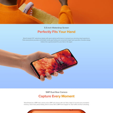 Dual Rear Cameras, Face ID Identification, 5.5 inch Android 10.0 GO MKT6580 Quad-core up to 1.3GHz, Network: 3G, Dual SIM