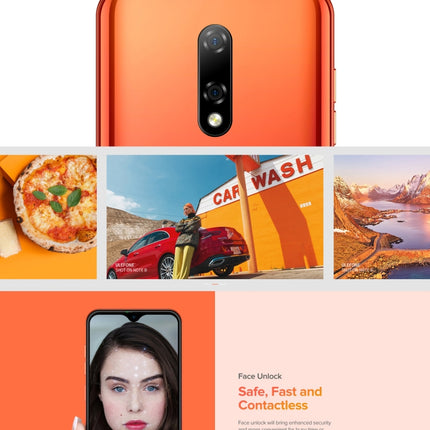 Dual Rear Cameras, Face ID Identification, 5.5 inch Android 10.0 GO MKT6580 Quad-core up to 1.3GHz, Network: 3G, Dual SIM