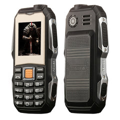 Waterproof Shockproof Dustproof, 3800mAh Battery, 1.8 inch, 21 Keys, LED Flashlight, FM, Dual SIM