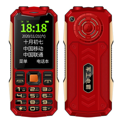 Resistente al agua, a prueba de golpes y polvo, batería de 4800 mAh, 2,4 pulgadas, 21 teclas, Bluetooth, linterna LED, FM, SOS, SIM dual, red: 2G