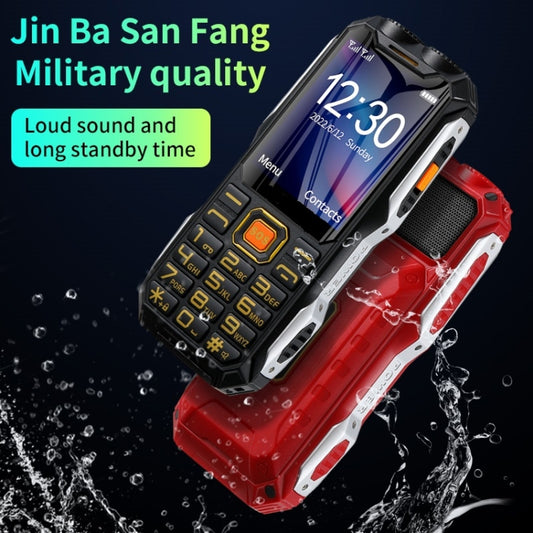 Waterproof Shockproof Dustproof, 16800mAh Battery, 2.4 inch, 21 Keys, Bluetooth, LED Flashlight, FM, SOS, Dual SIM, Network: 2G, Q8 2G