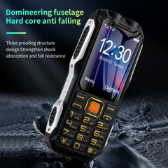 Waterproof Shockproof Dustproof, 16800mAh Battery, 2.4 inch, 21 Keys, Bluetooth, LED Flashlight, FM, SOS, Dual SIM, Network: 2G, Q8 2G