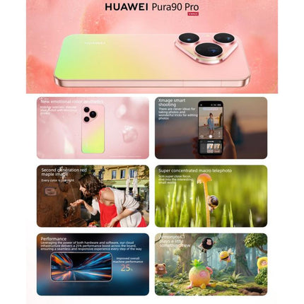 HUAWEI Pura 90 Pro, 16GB+1TB, Side Fingerprint Identification, 6.6 inch HarmonyOS 6.1 Kirin 9030S, NFC, OTG, Not Support Google Play, 16GB+1TB