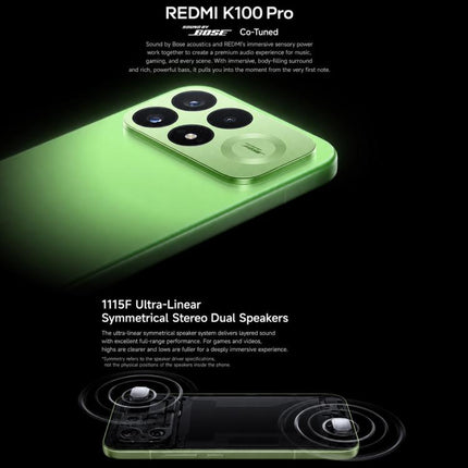 Xiaomi Redmi K100 Pro, 12GB+512GB, 6.59 inch Xiaomi HyperOS 3 Snapdragon 8 Elite V Series Octa Core, NFC, Network: 5G, 12GB+512GB