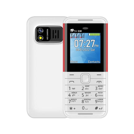 1.33 inch, MTK6261D, 21 Keys, Support Bluetooth, FM, Magic Sound, Auto Call Record, GSM, Triple SIM, Russian Key