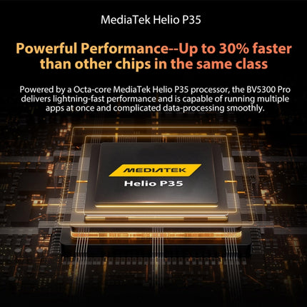 IP68/IP69K/MIL-STD-810H, Desbloqueo facial, Batería de 6580 mAh, 6.1 pulgadas Android 12 MTK6765 Helio P35 Octa Core hasta 2.3 GHz, Red: 4G, OTG, NFC, Dual SIM, BV5300 Pro, 4 GB + 64 GB