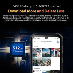IP68/IP69K/MIL-STD-810H, Face Unlock, 6580mAh Battery, 6.1 inch Android 12 MTK6765 Helio P35 Octa Core up to 2.3GHz, Network: 4G, OTG, NFC, Dual SIM, BV5300 Pro, 4GB+64GB
