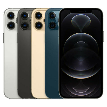 Apple iPhone 12 Pro Max 128GB Unlocked Mix Colors Used AB Grade, iPhone 12 Pro Max 128GB
